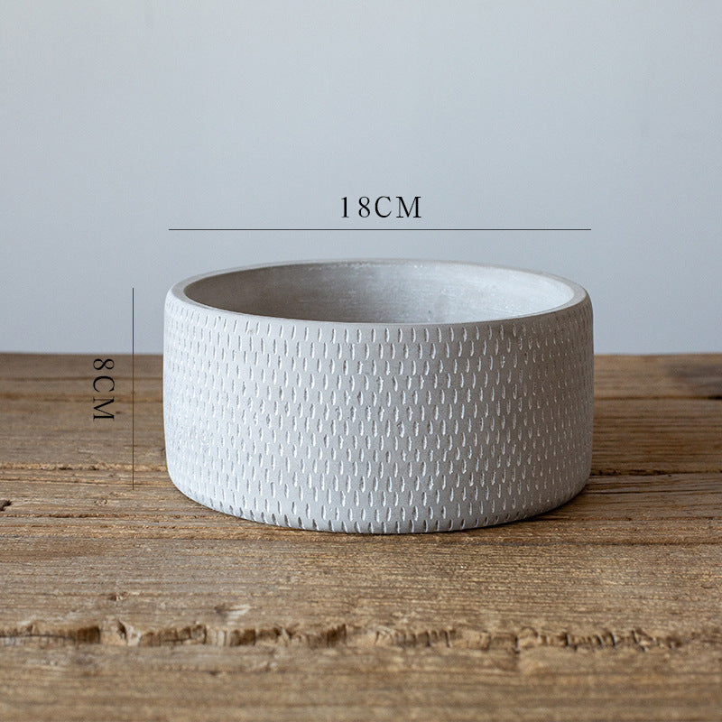 Chic Vintage Cement Planter
