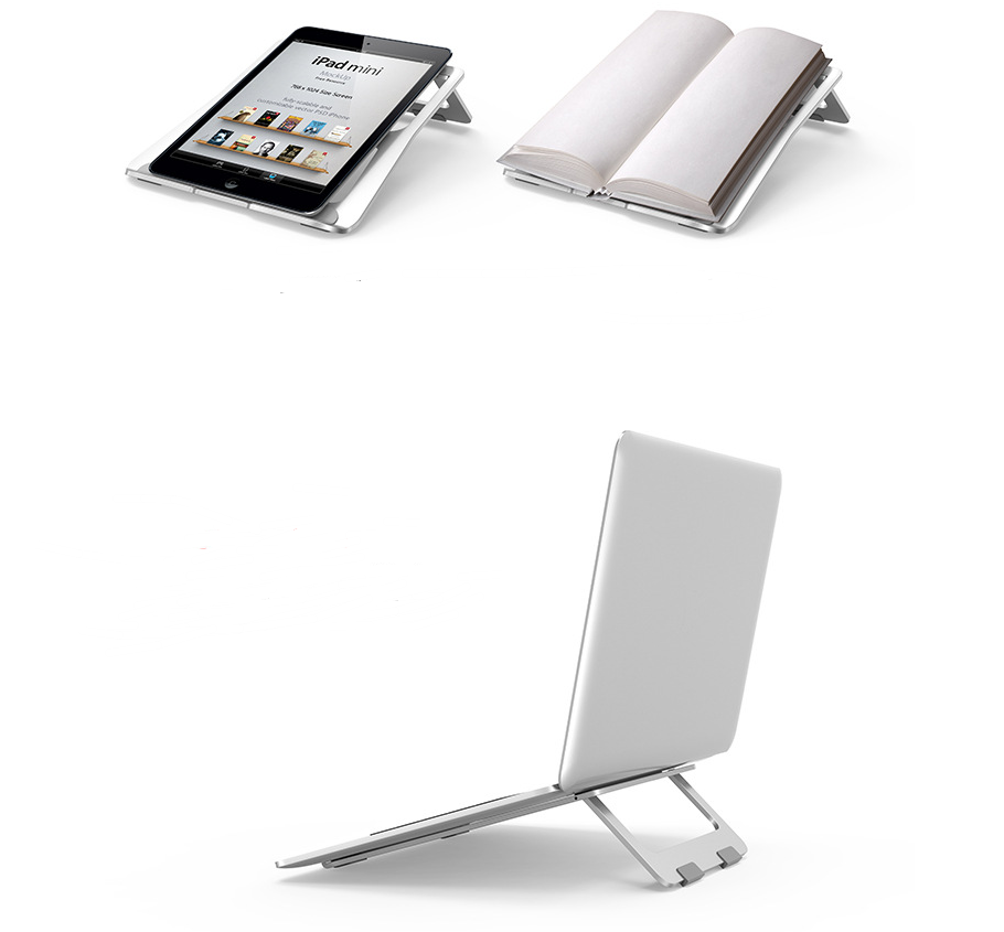 Laptop & Tablet Desk Stand | Adjustable Height & Angle | Ergonomic Riser for Home Office