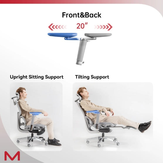 High-back Ergonomic Office Chair Headrest Mesh Office Computer Chair