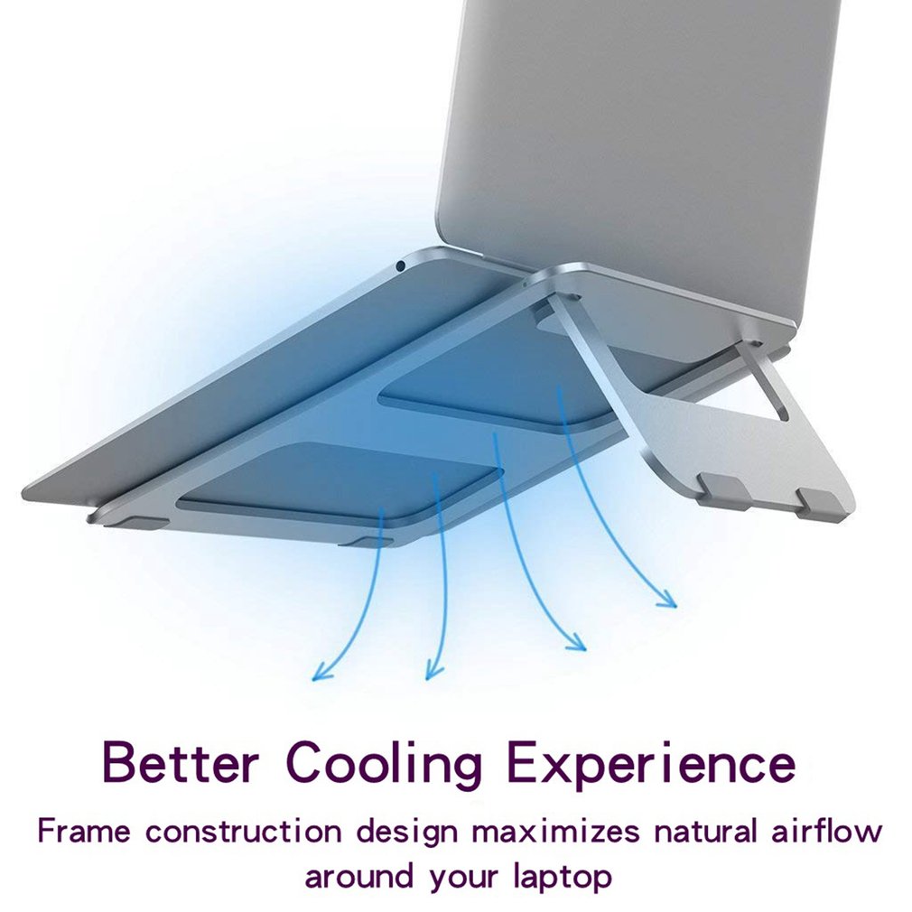 Laptop & Tablet Desk Stand | Adjustable Height & Angle | Ergonomic Riser for Home Office