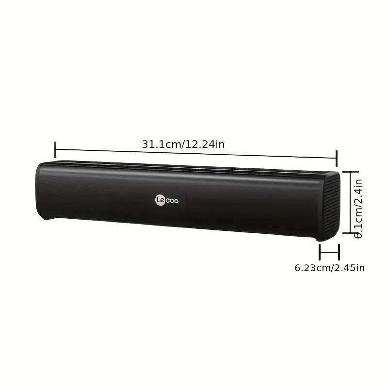 Lecoo DS107 3D Soundbar with Subwoofer for Laptops