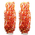 AquaticArt 2-Pack Tall Orange Leaf Aquarium Plants