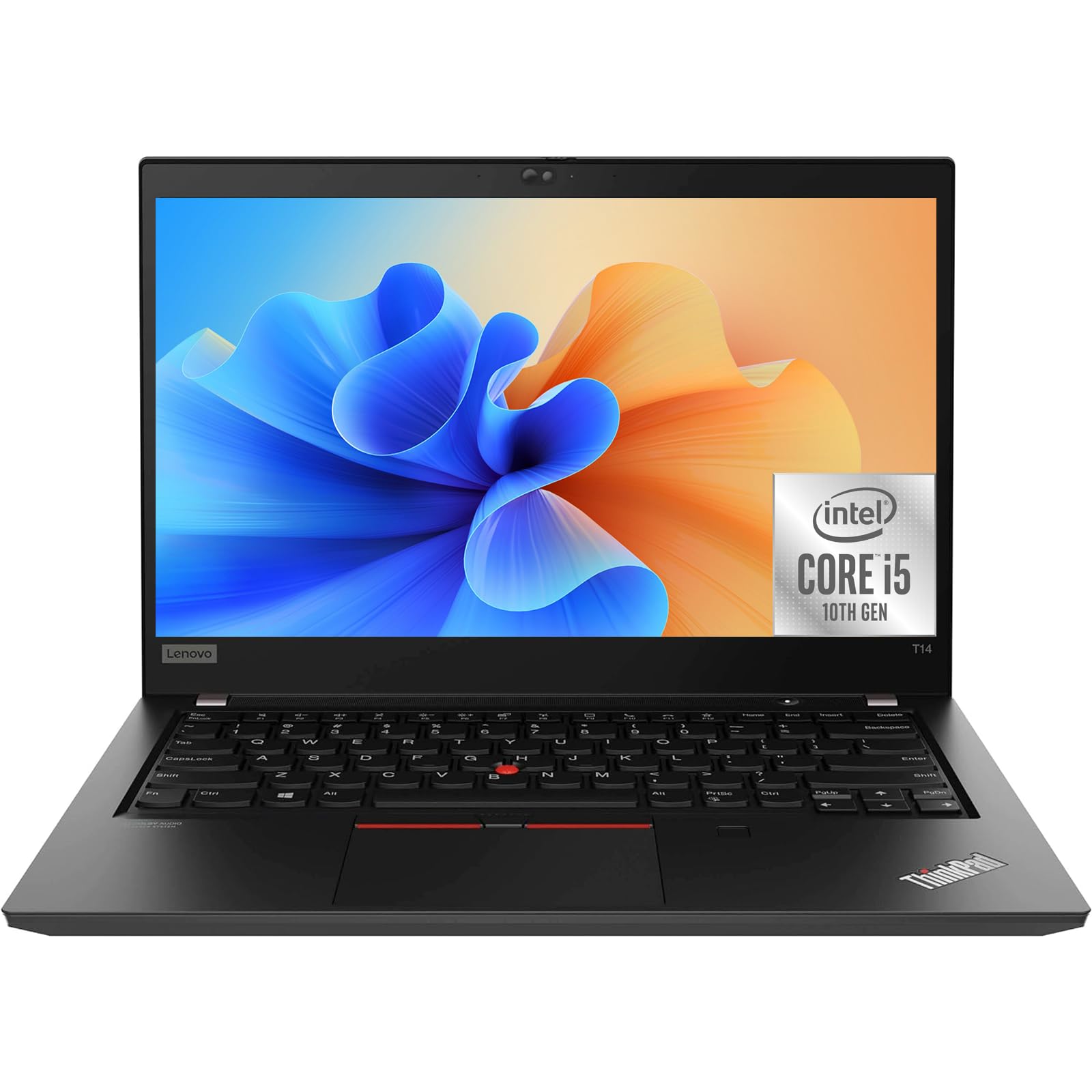 Lenovo ThinkPad T14 Business Laptop 14in Laptop T14 with Backlit Keyboard Quad Core 10th 16GB RAM 512GB SSD Fingerprint Windows 11pro(Renewed)