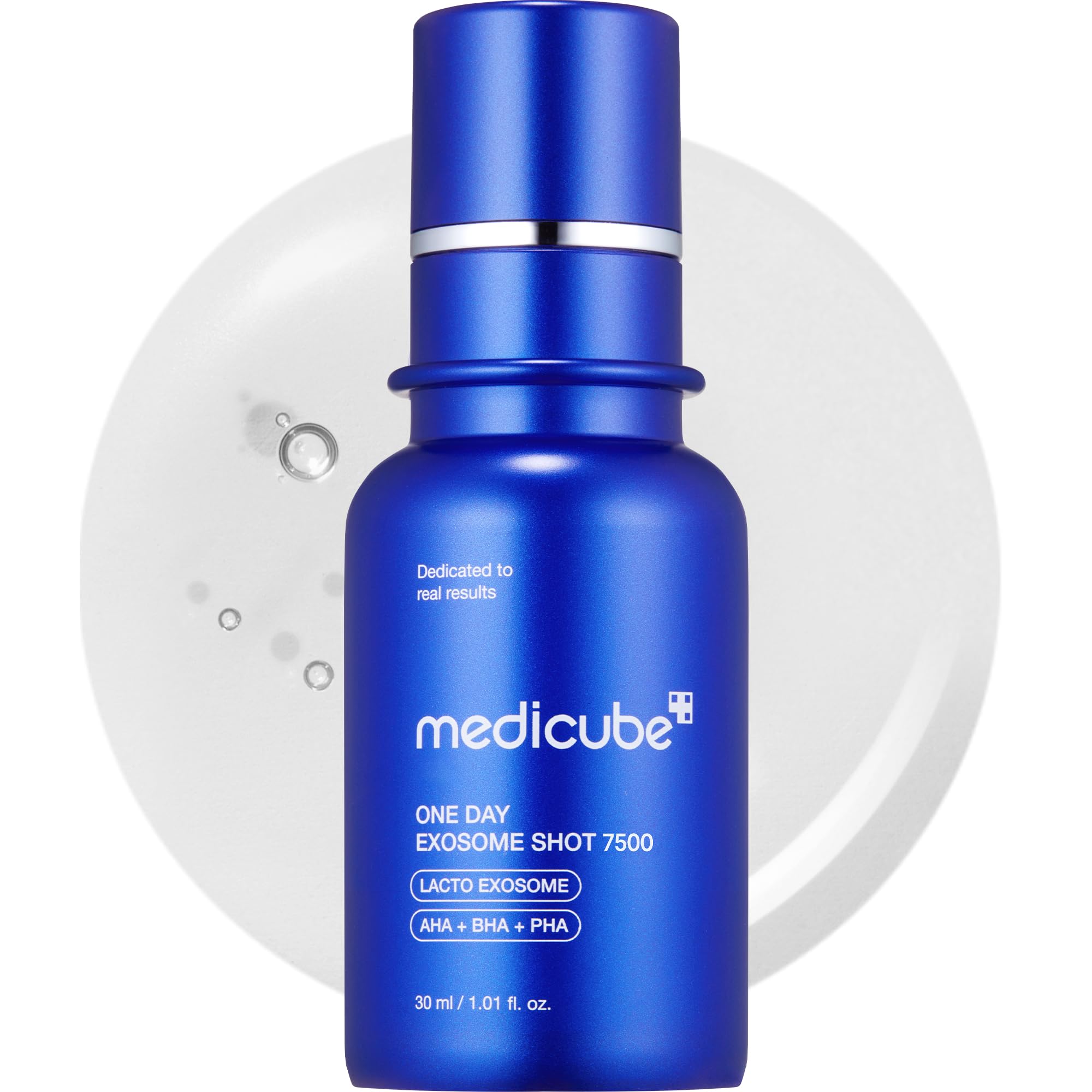 Medicube Zero Exosome Shot 7500 PPM Spicule Facial Serum | Liqin Booster Serum | Exosome AHA+BHA+PHA | Pore Care Dead Skin Cells Skin Texture | Korean Skin Care 1.01 fl.oz
