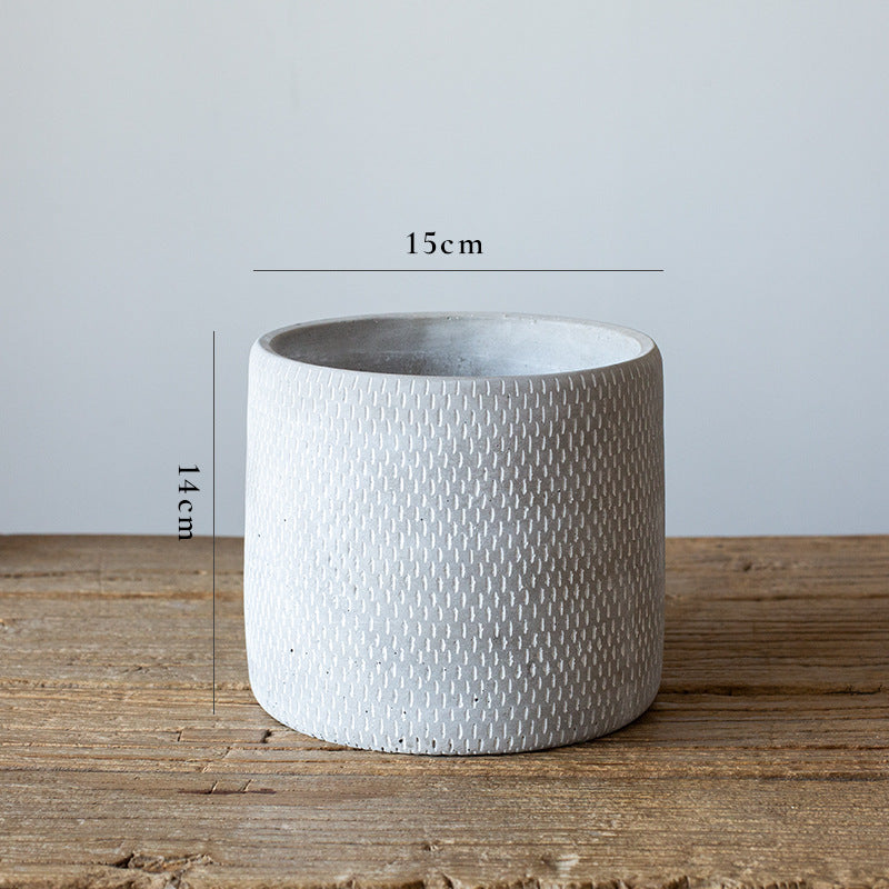 Chic Vintage Cement Planter