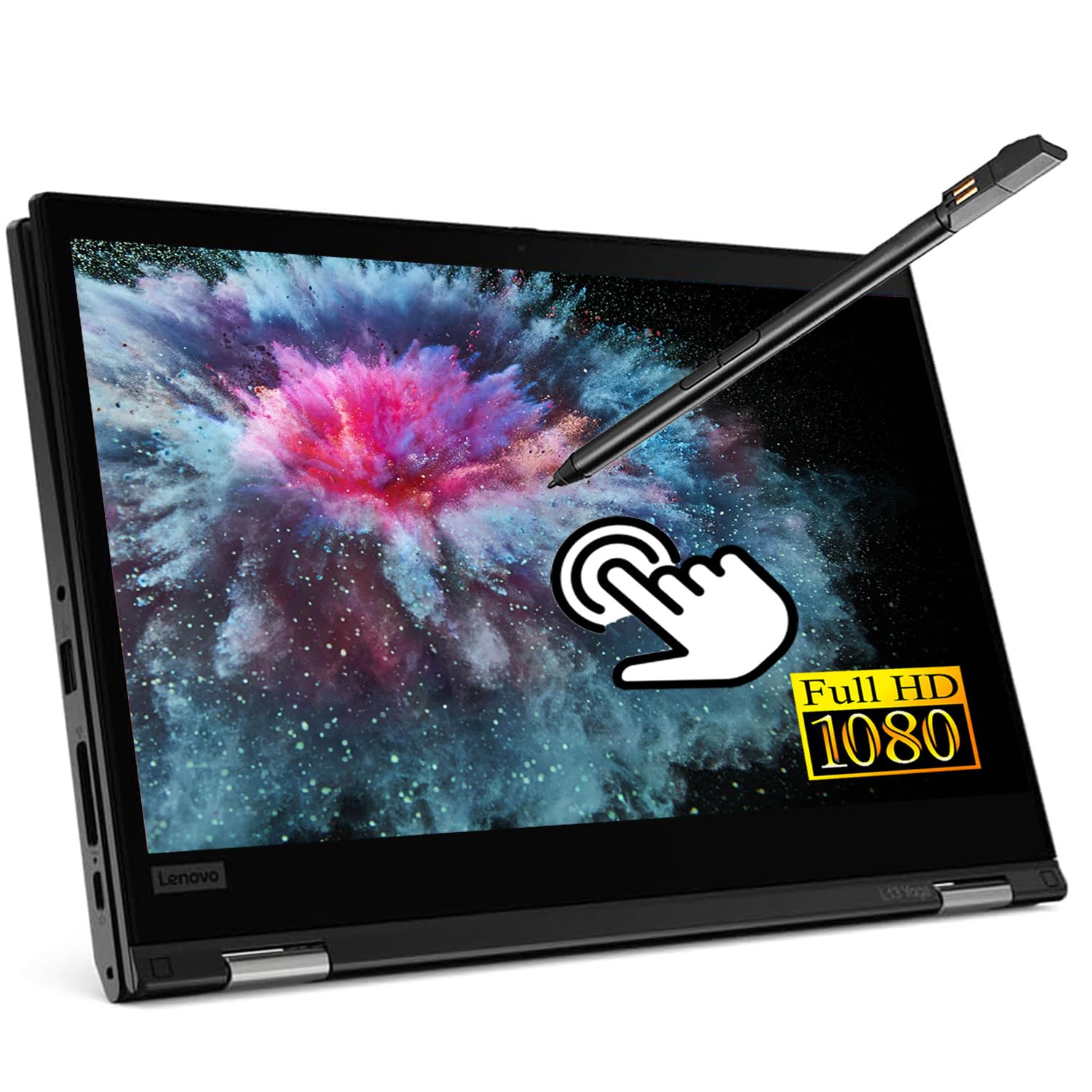 Lenovo ThinkPad L13 Yoga Laptop 2-in-1 13.3" FHD Touchscreen Intel Core i5-10310U 16GB DDR4 RAM 256GB SSD Windows 10 Pro(Renewed)