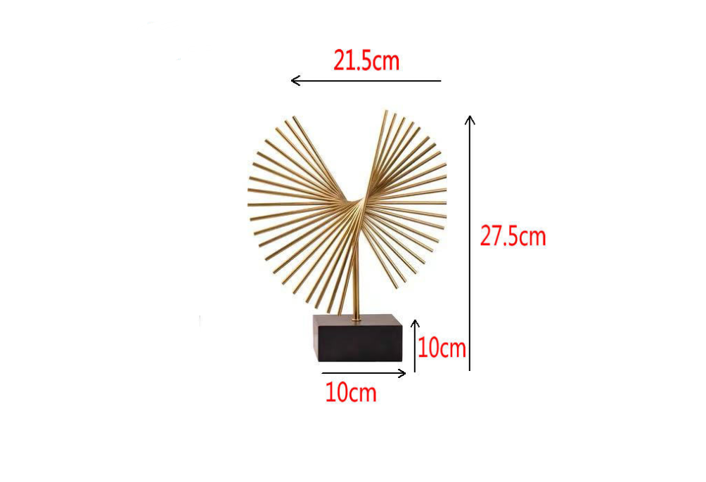 European Luxury Metal Decorative Piece for Home & Office