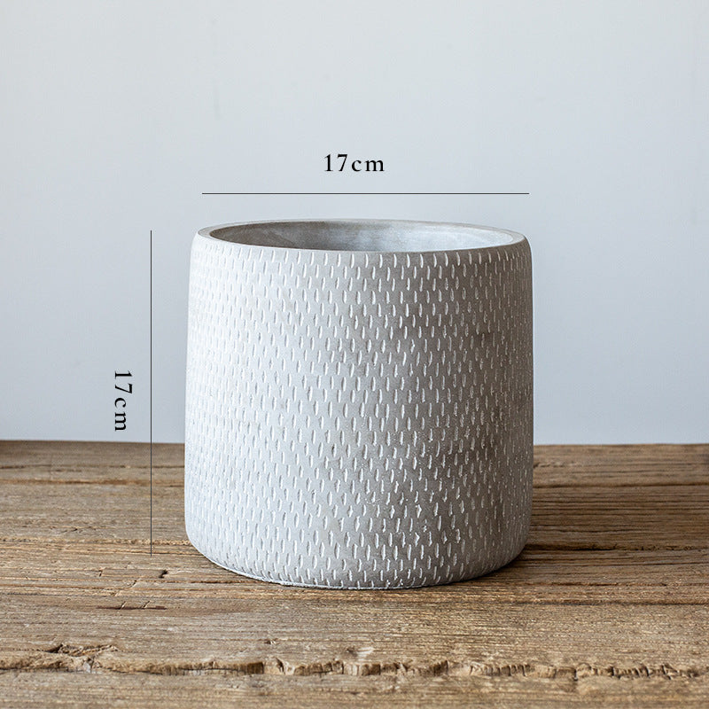Chic Vintage Cement Planter