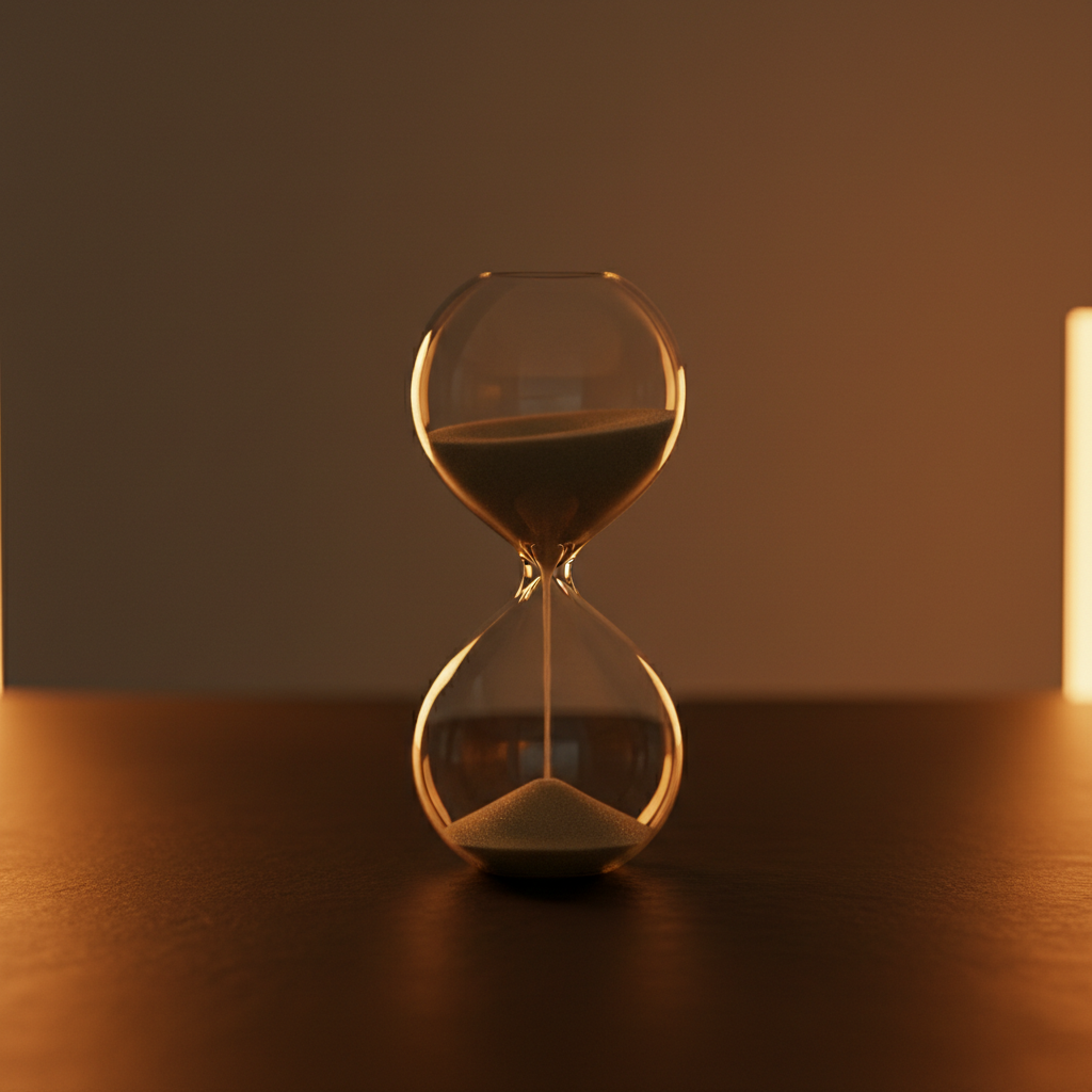 The Sensory Anchor Timer – minimalist sand timer for deep work